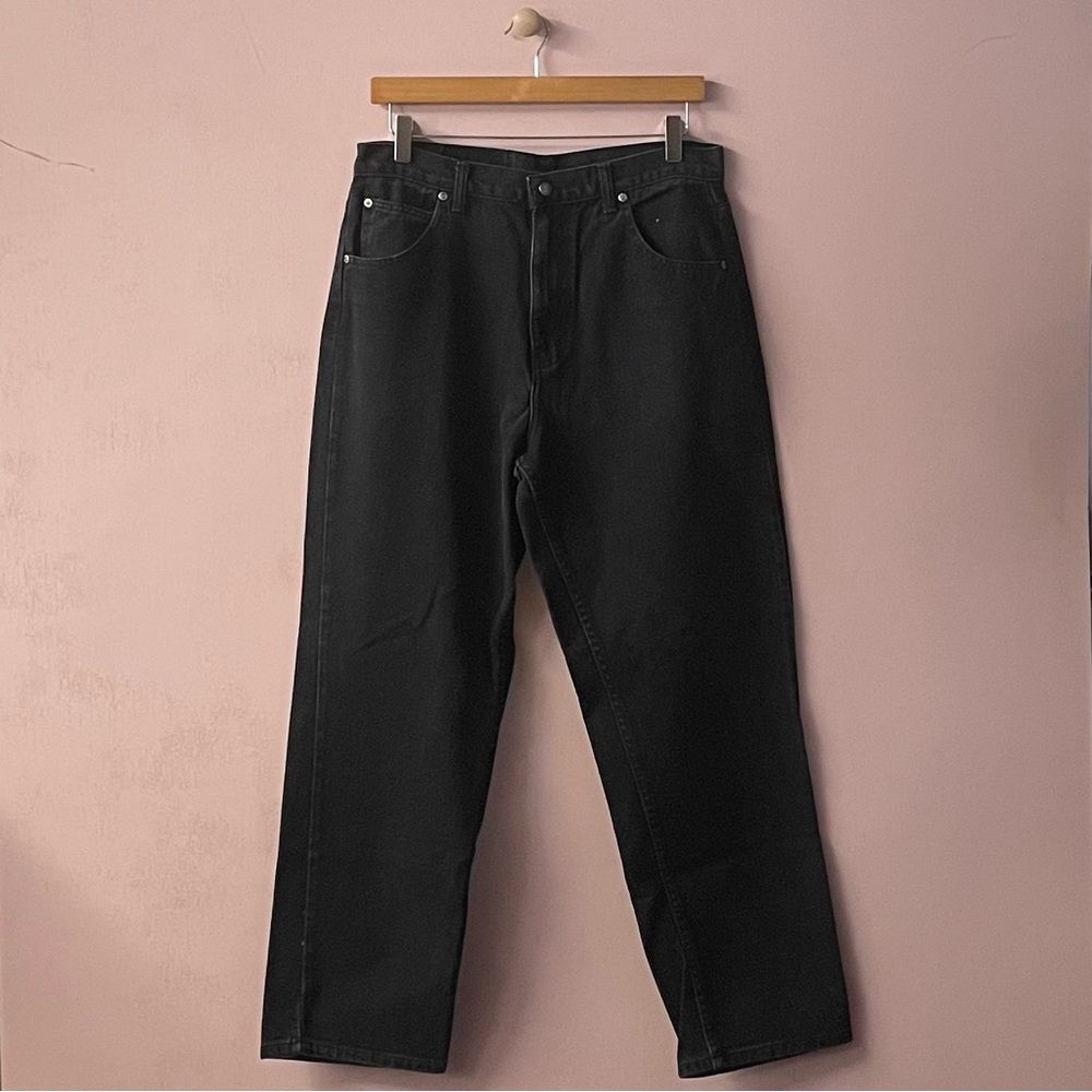 Vintage New Legends Black Straight Leg Jeans GUC Size 32